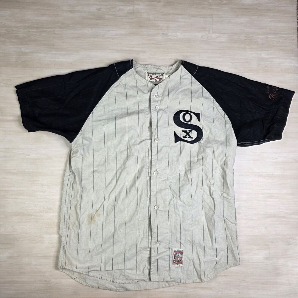 Mirage First String‎ 1919 Chicago White Sox Jersey Cooperstown Men's Size XXL